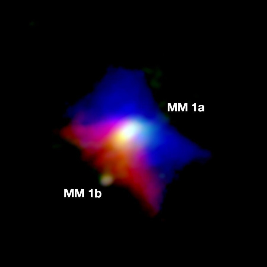 ALMA сфотографировал необычный звездный дуэт - Космос, Alma, Фотография, Длиннопост, Двойная звезда