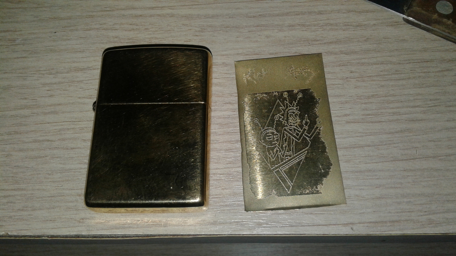 Индивидуализация Zippo | Пикабу