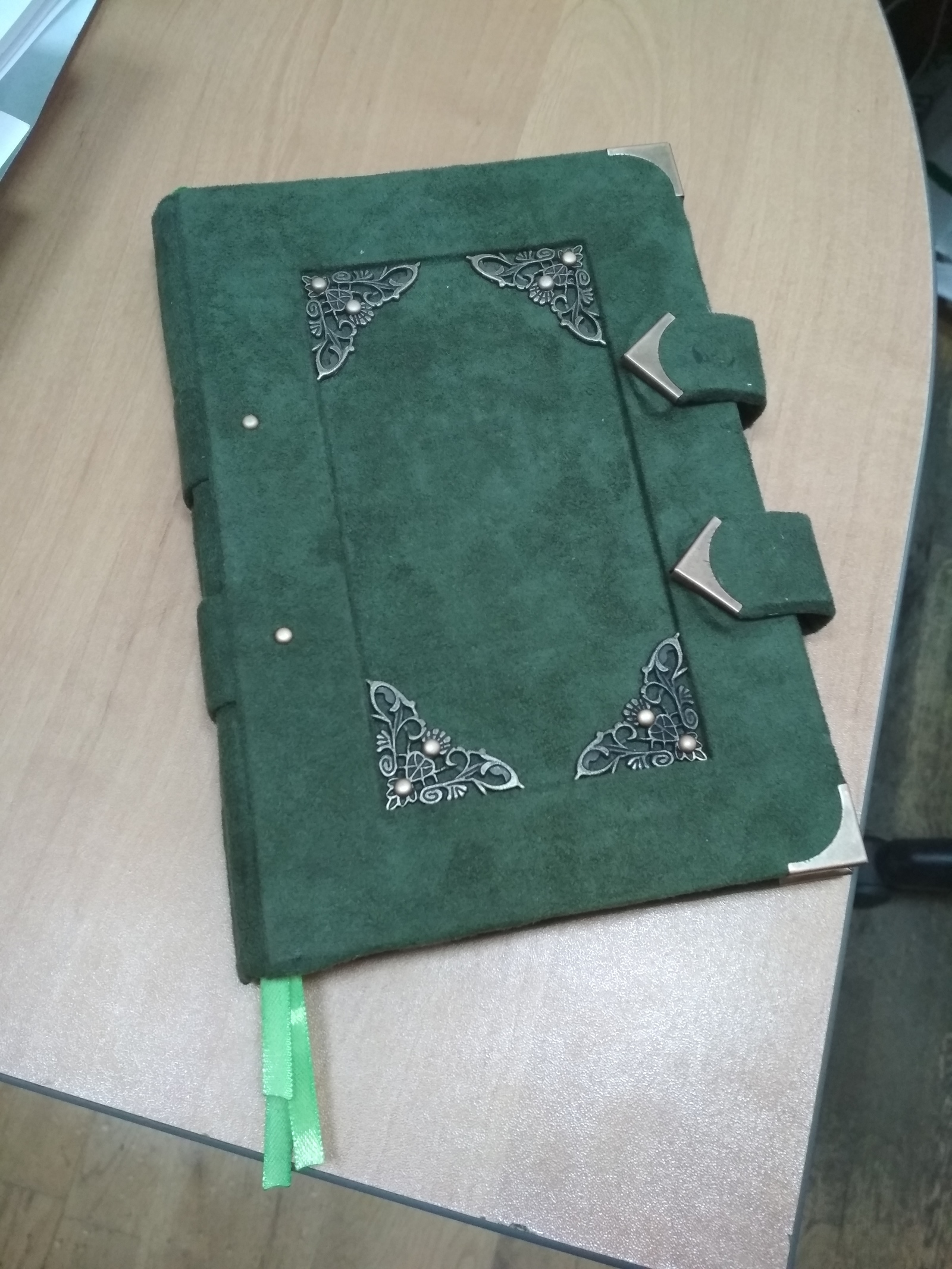 Diary (first bookbinding experience) - My, Notebook, Notebook, With your own hands, , Needlework with process, Longpost