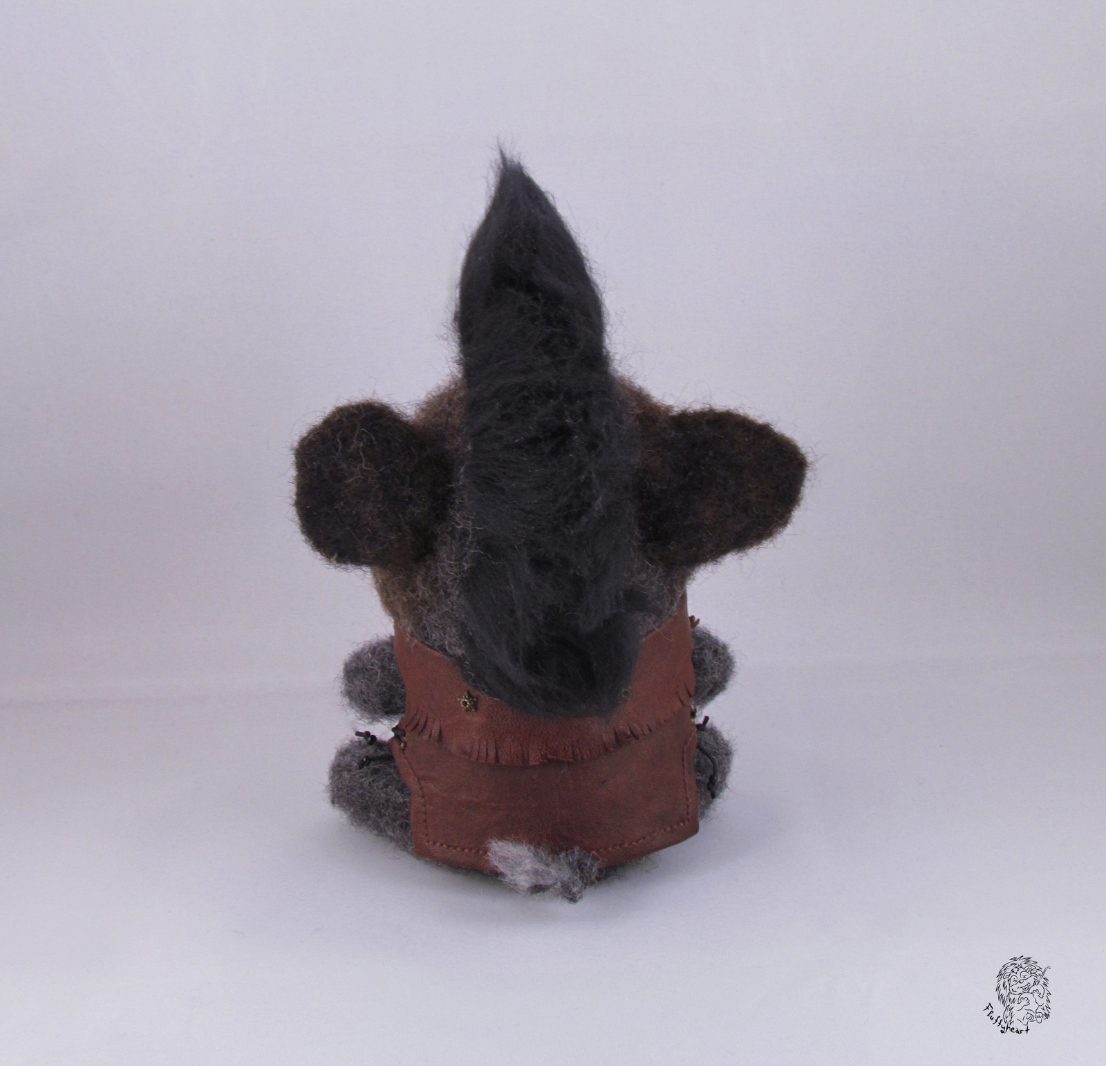 Billy Jr. - My, Boar, Author's toy, Dry felting, Needlework without process, Longpost, Handmade, Presents