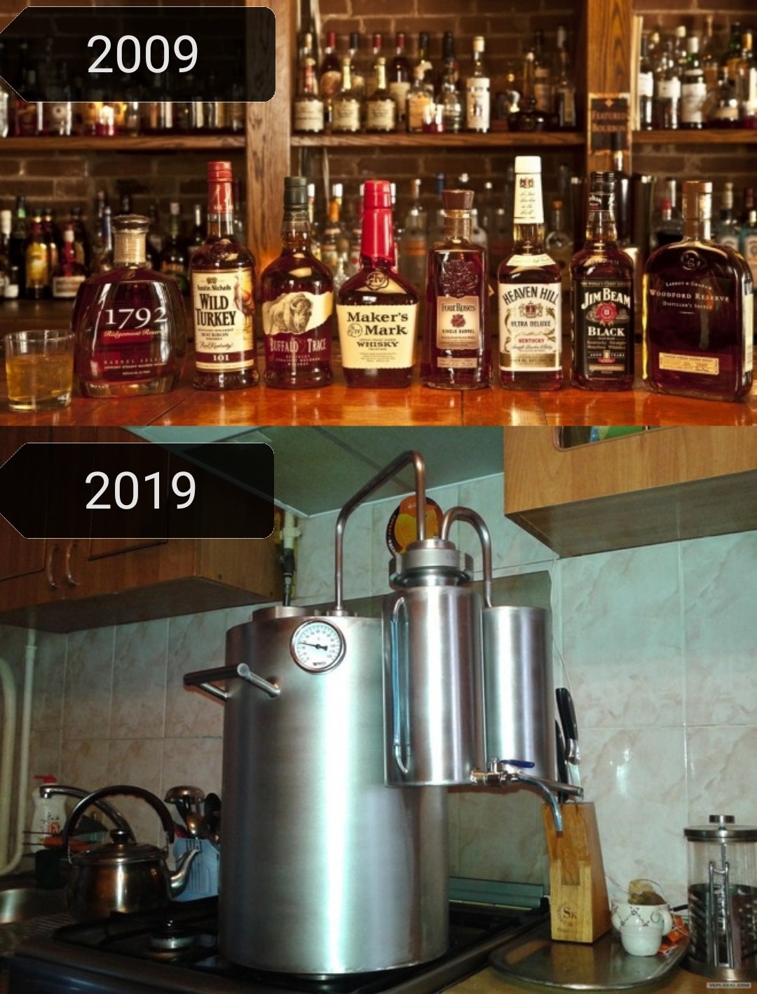 10 years challenge - My, Memes, Alcohol mashine, Alcohol, 10yearschallenge