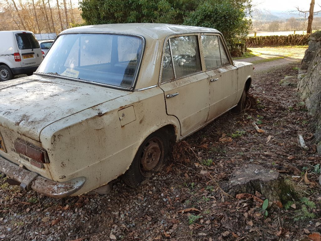 Fiat 124 put up for sale, which stood under the rubble of a destroyed garage for 41 years - Fiat 124, 1968, Find, Longpost