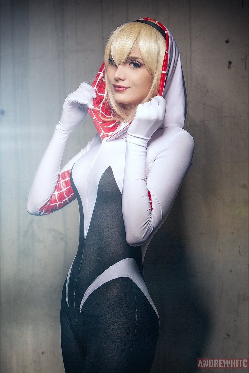 Spider-Gwen by Mari Evans - Cosplay, Russian cosplay, Marvel, Spider-gwen, Spiderman, Beautiful girl, , Longpost, Gwen Stacy