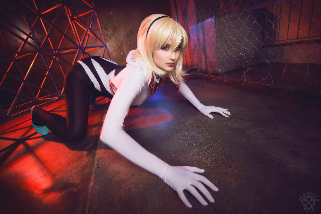 Spider-Gwen by Mari Evans - Cosplay, Russian cosplay, Marvel, Spider-gwen, Spiderman, Beautiful girl, , Longpost, Gwen Stacy