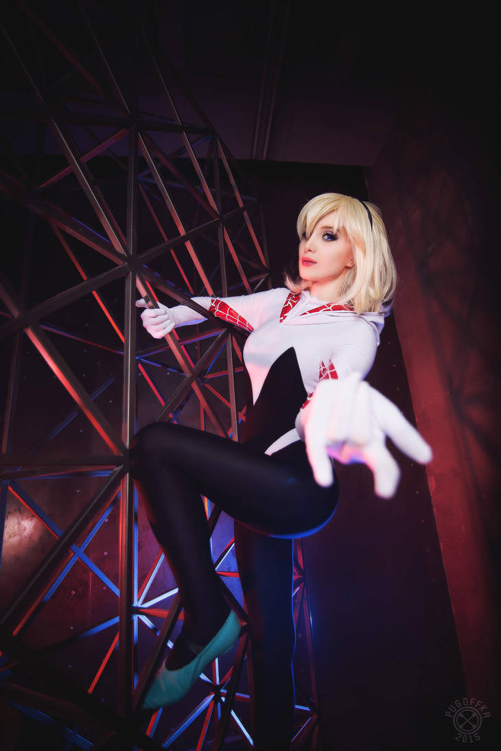 Spider-Gwen by Mari Evans - Cosplay, Russian cosplay, Marvel, Spider-gwen, Spiderman, Beautiful girl, , Longpost, Gwen Stacy