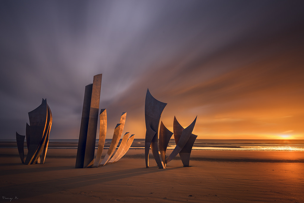 Мемориальный комплекс на месте высадки союзников.  Нормандия (Memorial d'Omaha beach. Normandie) - Моё, Нормандия, Высадка в нормандии, Мемориал, Франция, Omaha beach, Длиннопост