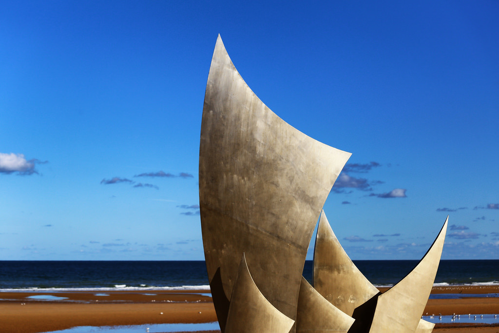 Мемориальный комплекс на месте высадки союзников.  Нормандия (Memorial d'Omaha beach. Normandie) - Моё, Нормандия, Высадка в нормандии, Мемориал, Франция, Omaha beach, Длиннопост