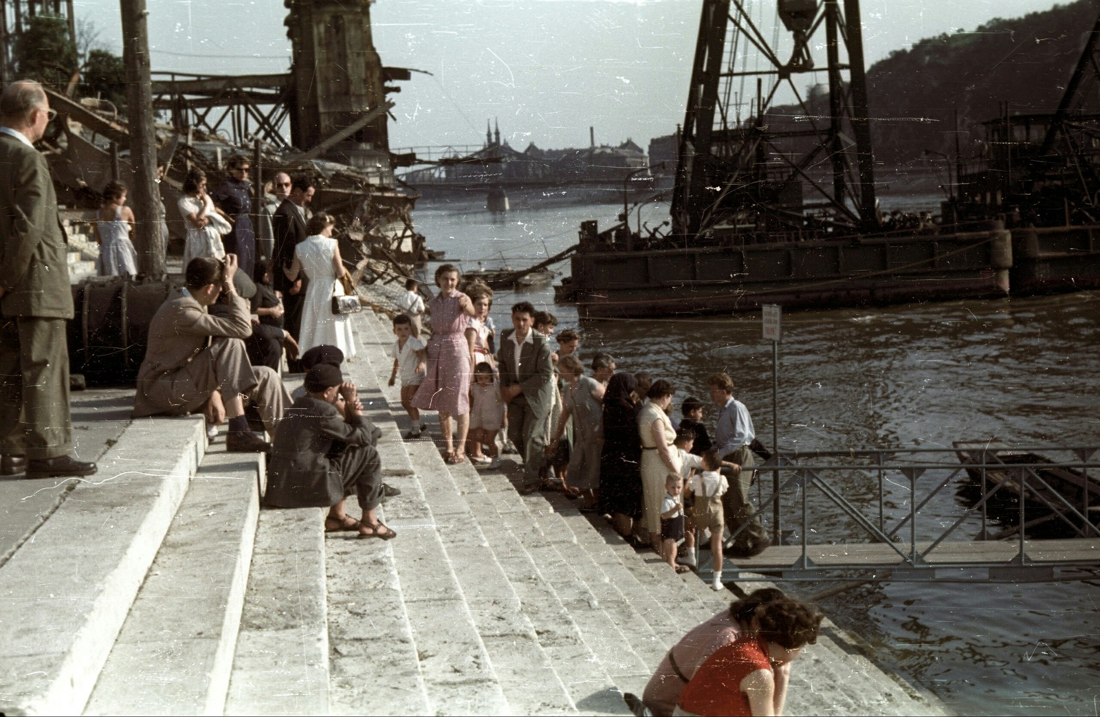 Hungarian capital and environs in 1959 - Historical photo, Budapest, Hungary, Longpost