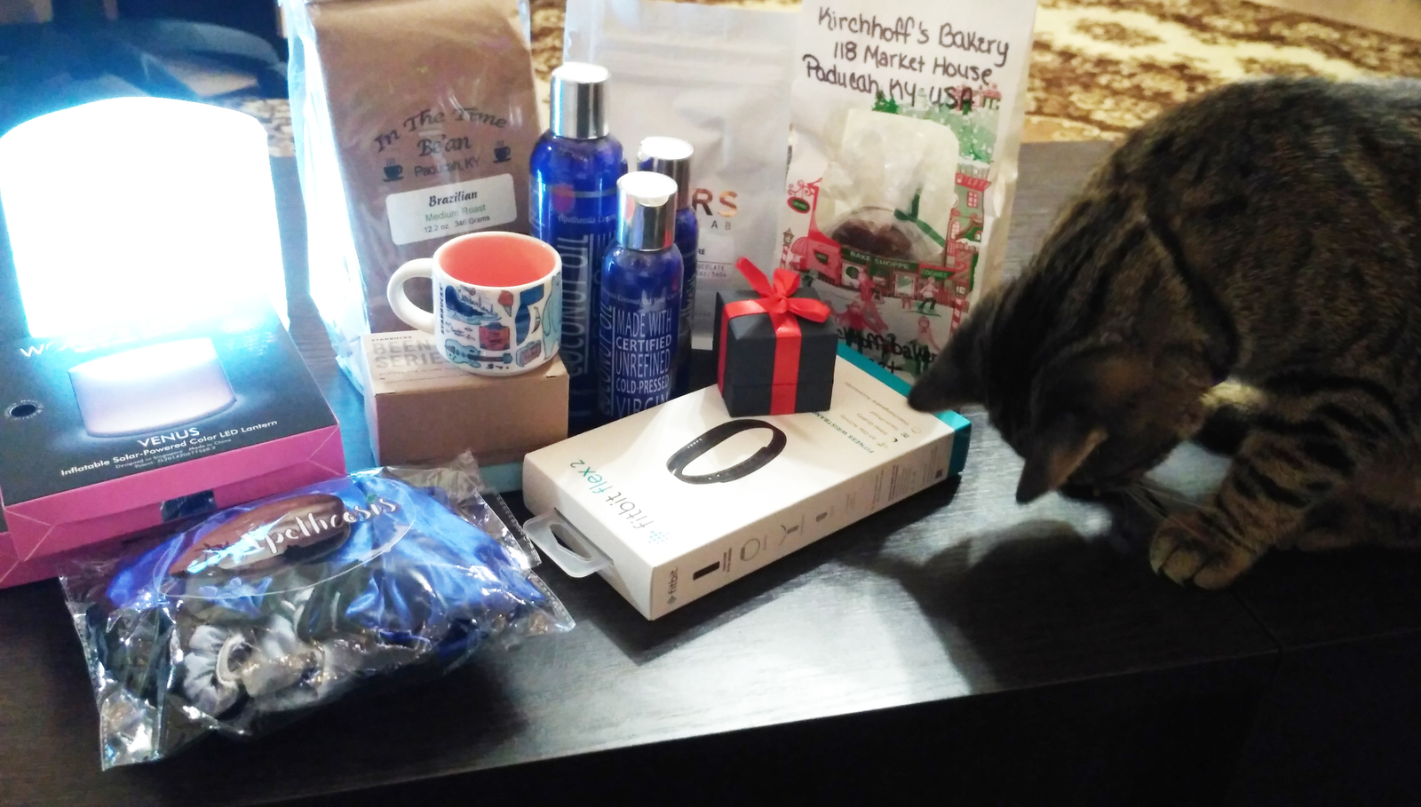 My American Santa - My, Longpost, Gift exchange report, Secret Santa, New Year, Gift exchange, cat