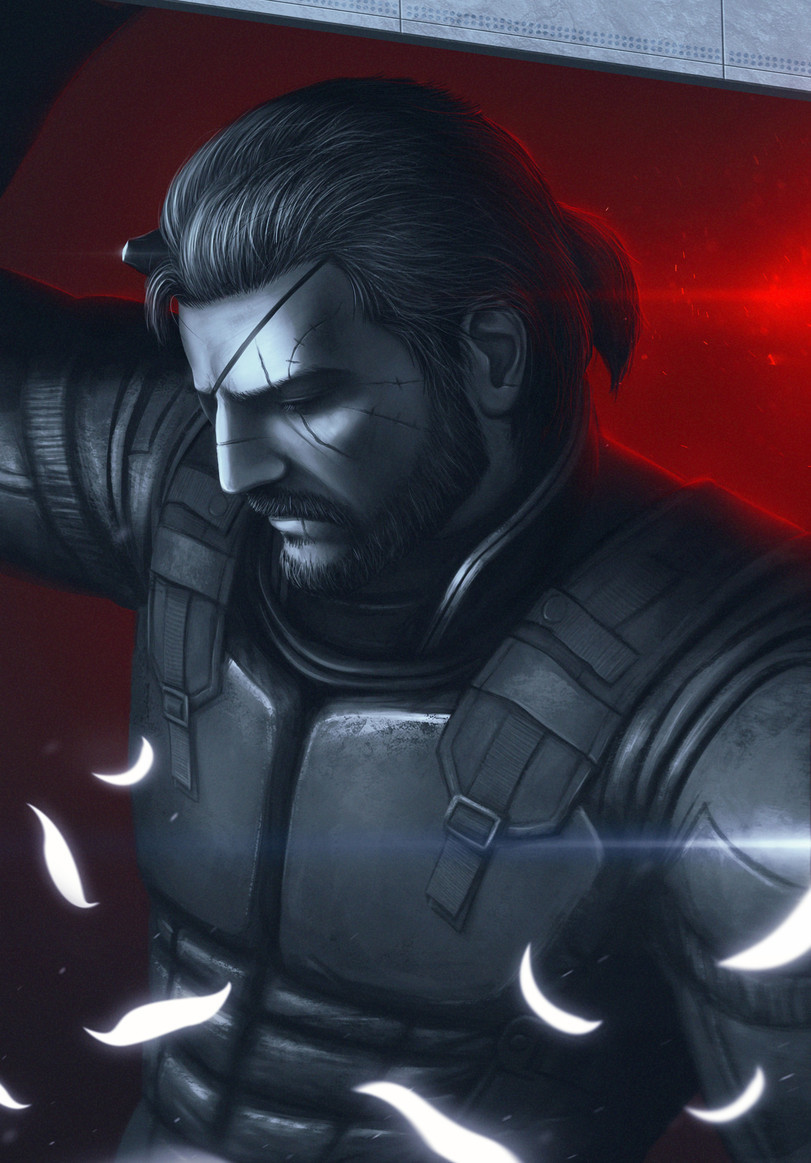 Venom Snake - Metal Gear Solid, Арт, Игры, Venom Snake, Tram Drey