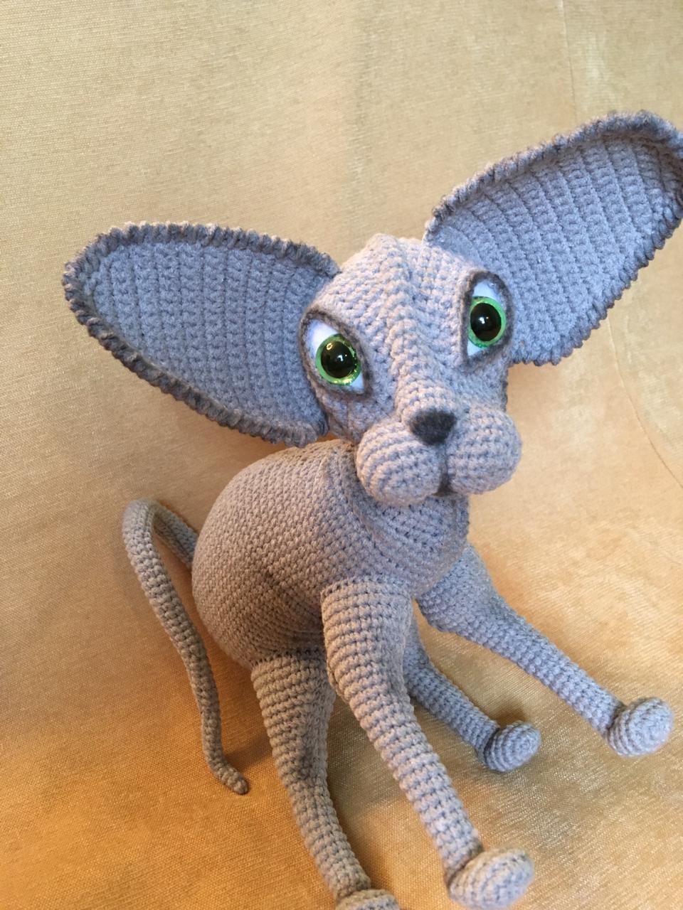 sphinx amigurumi) - My, Sphinx, cat, Amigurumi, Knitted toys, With your own hands, Needlework without process, Handmade, Handmade, Longpost