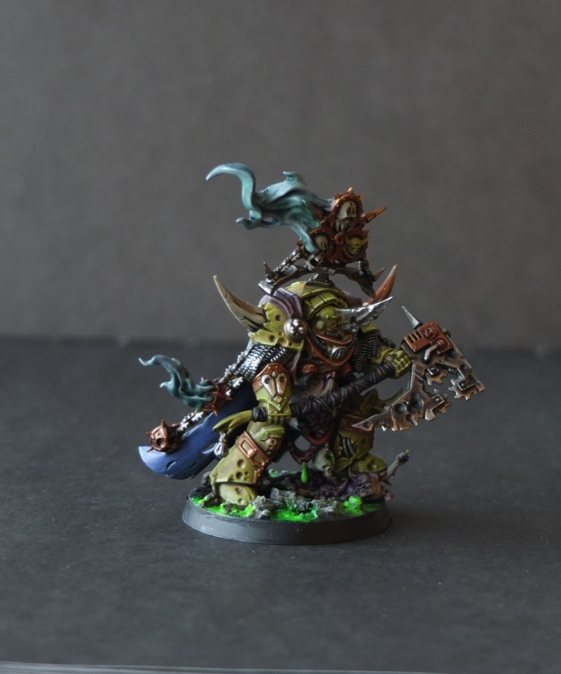 Lord of contagion - My, Warhammer 40k, Painting miniatures, Death guard, Nurgle, Wh miniatures, Longpost