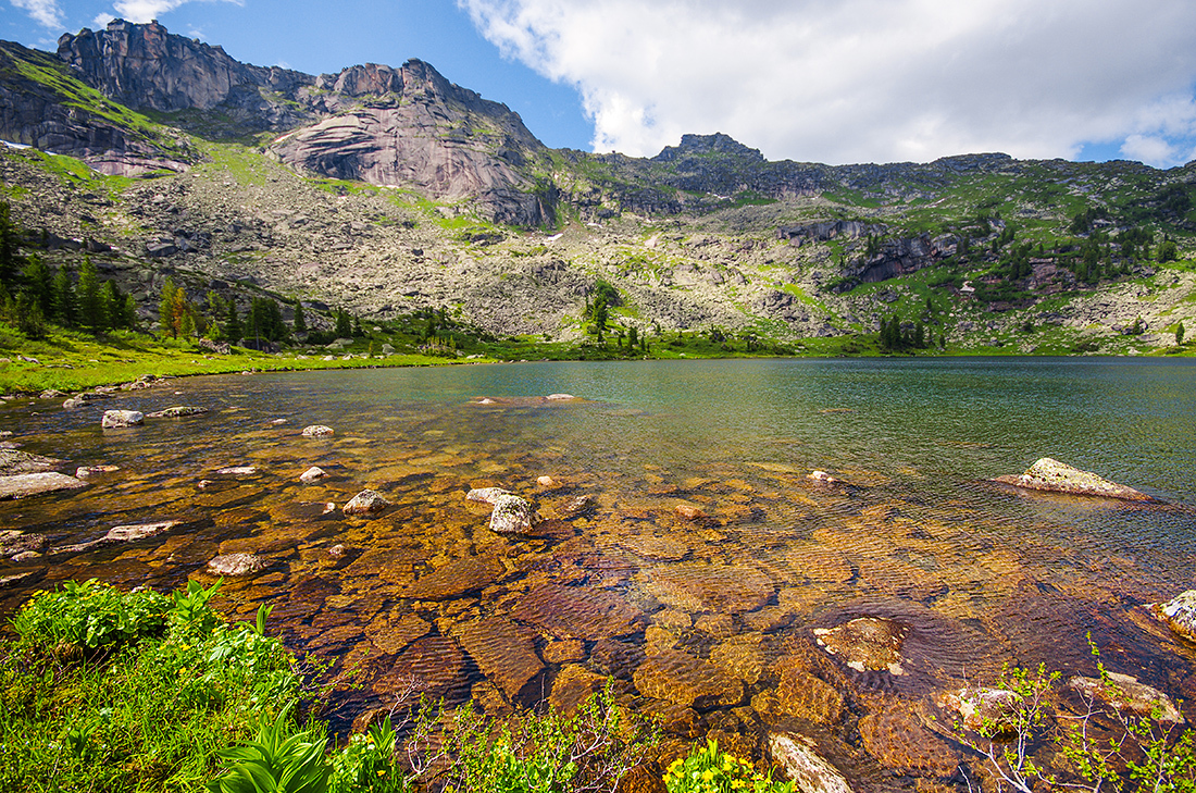 Jerboa waterfall and the road to it - My, Russia, Ergaki, Travels, Photo tour, Longpost