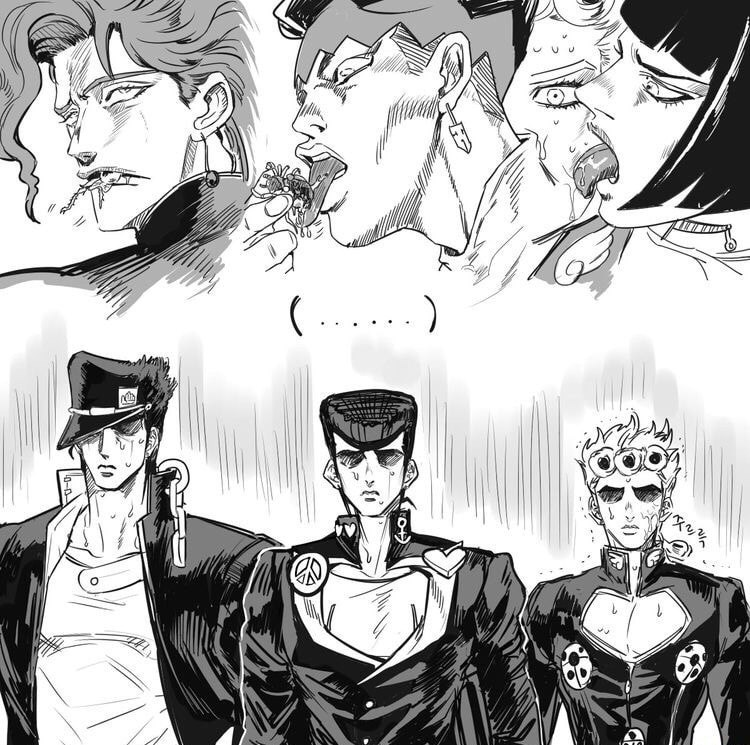 У каждого есть особый друг - Jojos Bizarre Adventure, Stardust Crusaders, Vento Aureo, Diamond is Unbreakable, Мемы