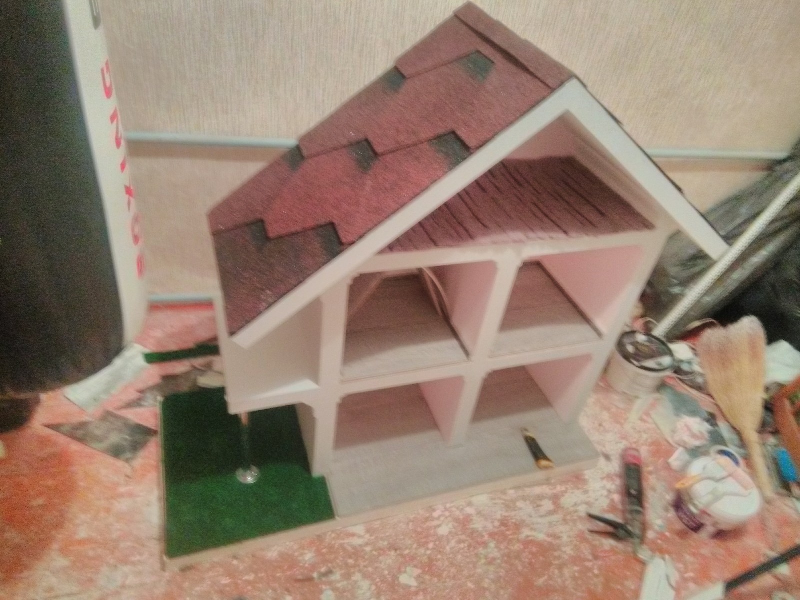 Gift for my beloved daughter - My, With your own hands, Presents, Dollhouse, Longpost