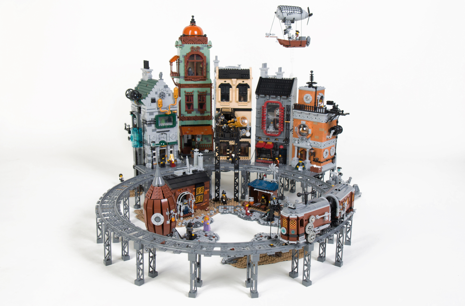 Lunar City LEGO. - My, Lego, Steampunk, Town, Video, Longpost