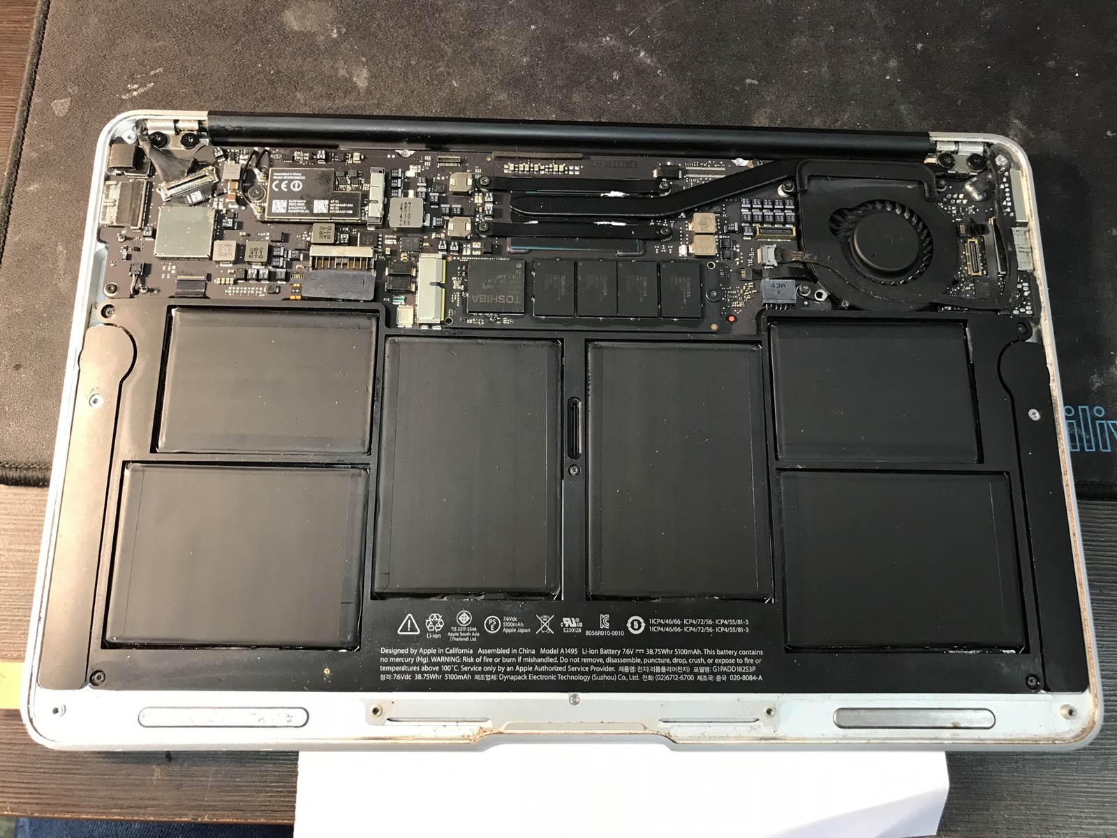 Poor little air 11 2014. - My, Rukozhop, Macbook, Repair of equipment, Longpost