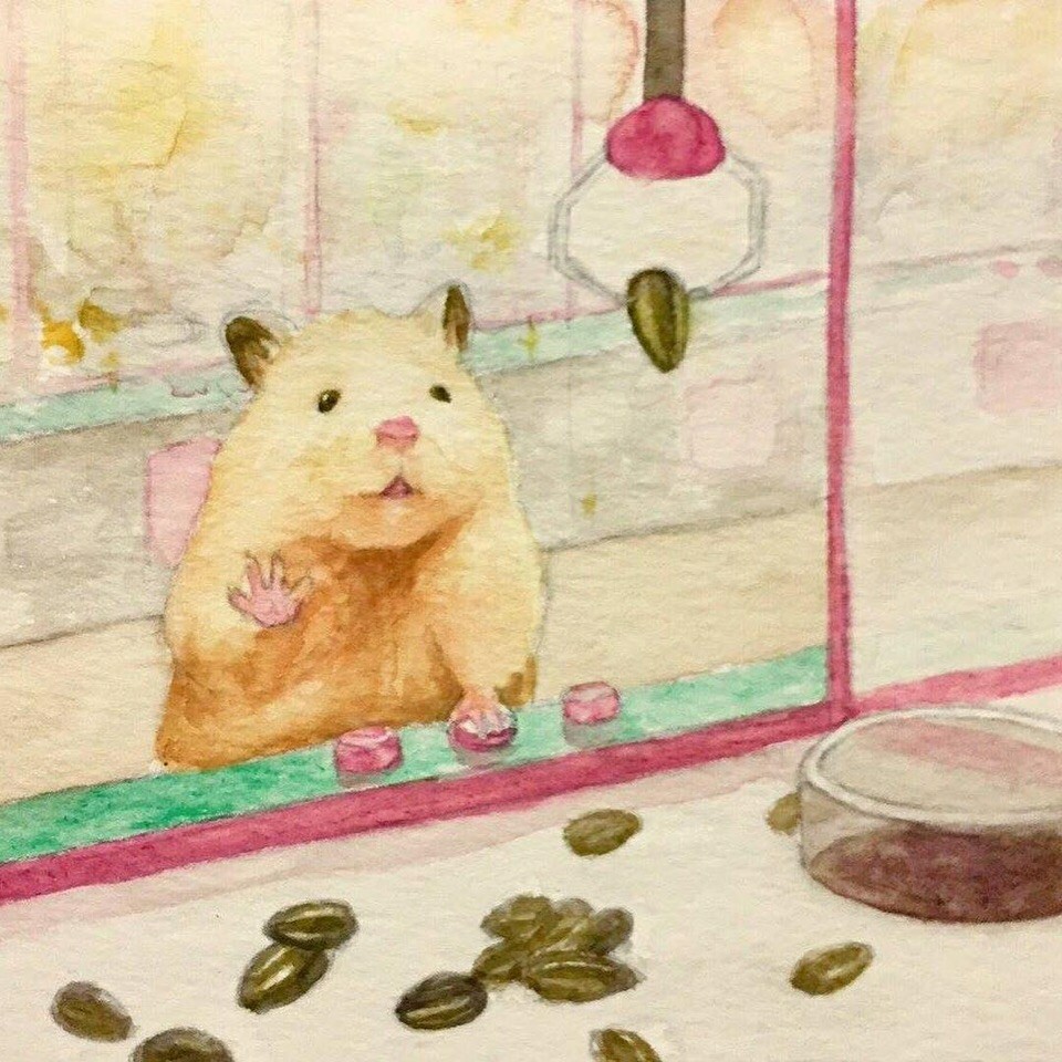 Hamsters - Hamster, Drawing, Longpost