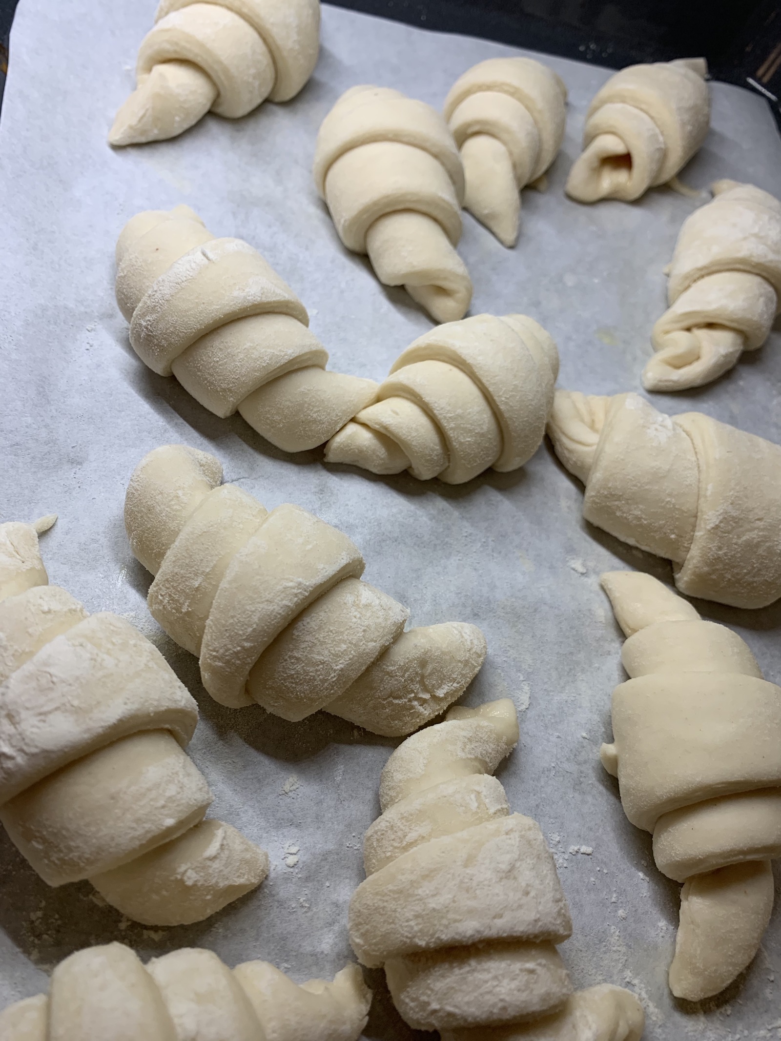 Croissants for the lazy - My, Recipe, Bakery products, Croissants, , Yummy, Food, Longpost
