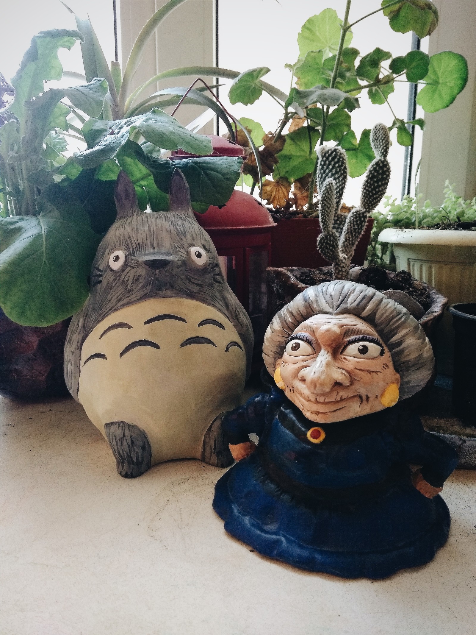 ceramic totoro - My, Totoro, Hayao Miyazaki, Ceramics, Handmade, Longpost