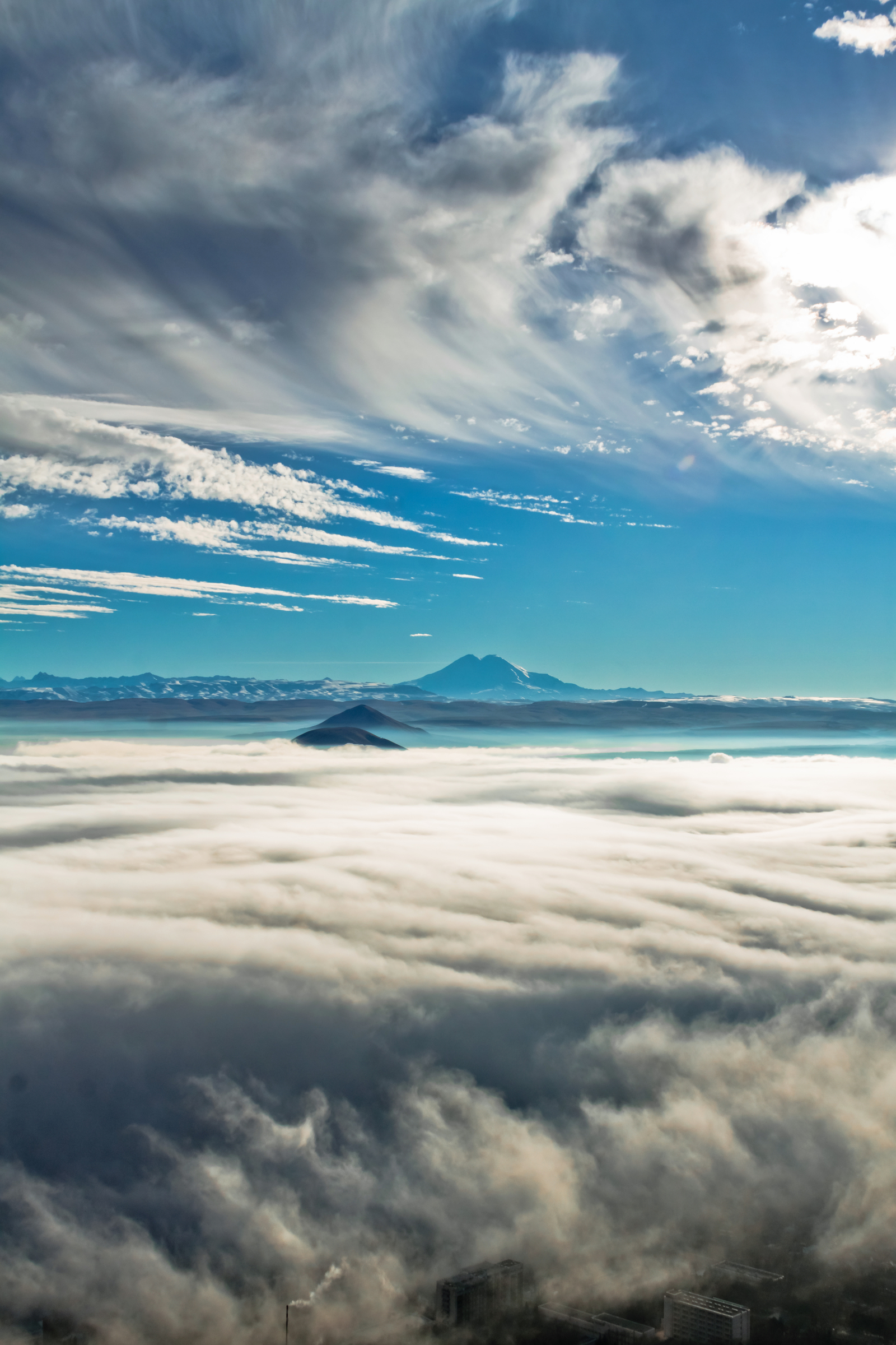 Higher than clouds... - My, Elbrus, Yutsa, Juca, Pyatigorsk, The mountains, Caucasus, beauty, Clouds