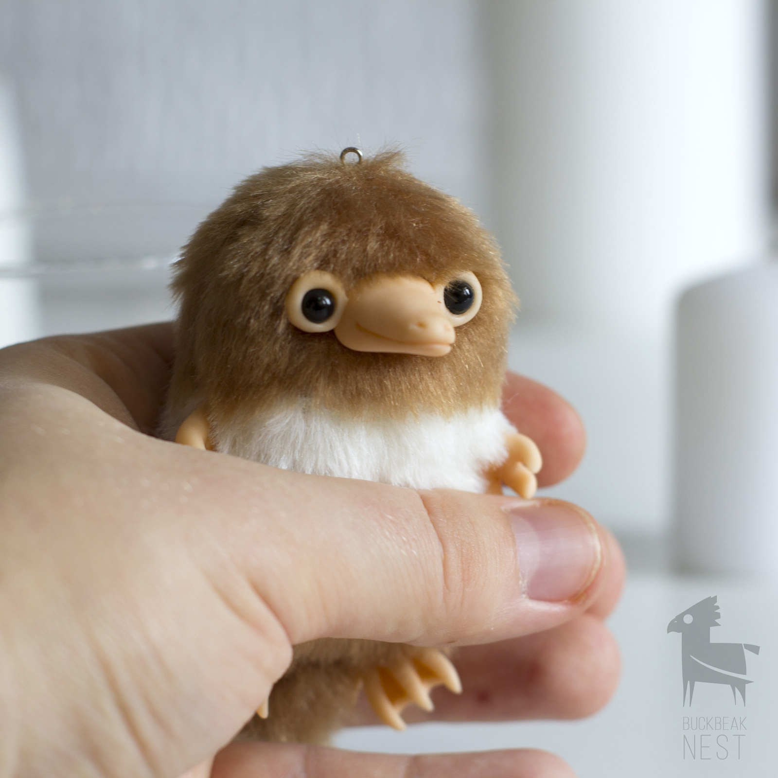 Baby Niffler - My, Nyuhler, Fantastic Beasts and Where to Find Them, Harry Potter, With your own hands, Needlework without process, Polymer clay, Video, Longpost