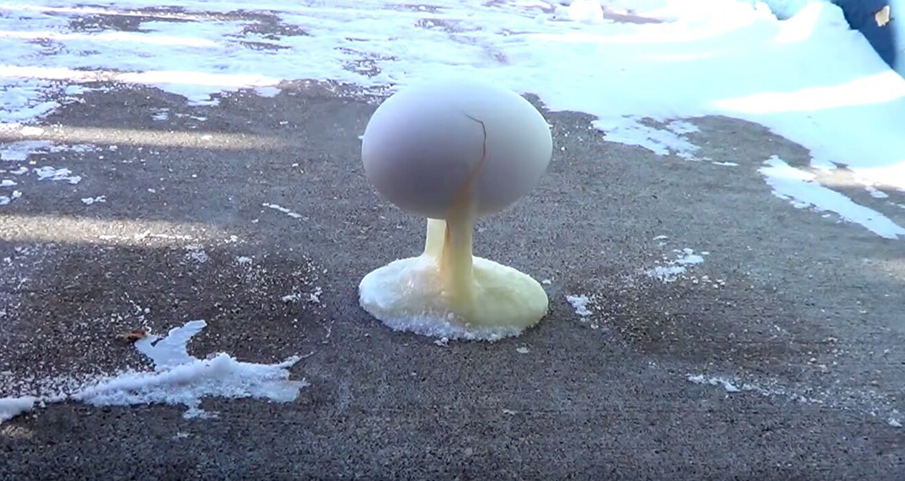 a bit frosty - Cold, Eggs