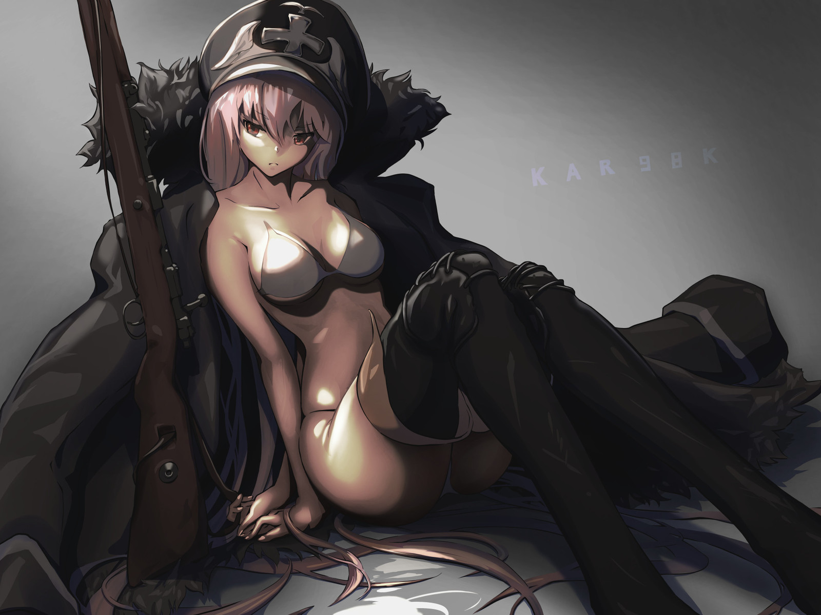 Kar98k - Anime Art, Girls Frontline, Kar98k