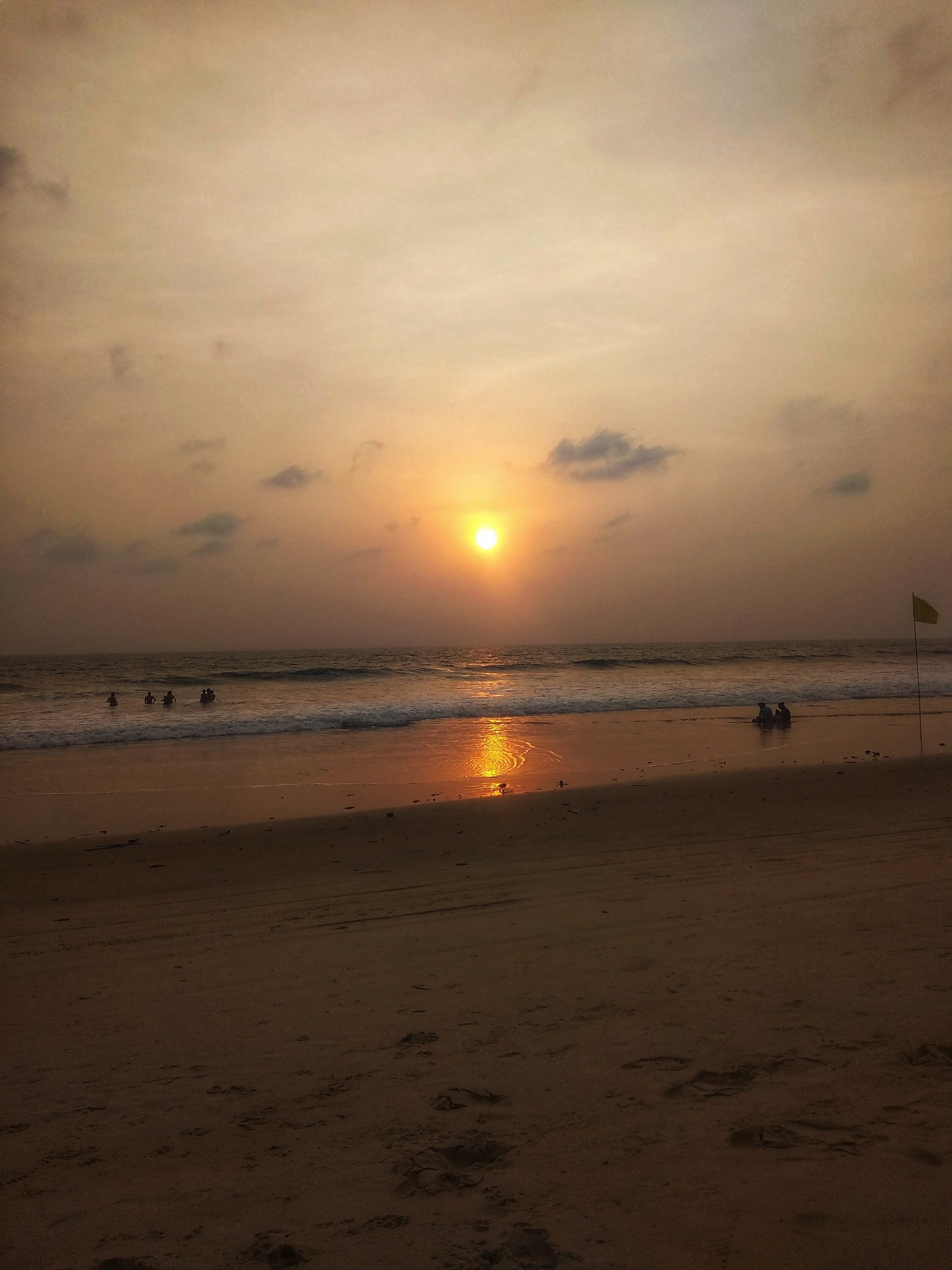 Goa, India - My, Sunset, Sea, Indian Ocean, Goa, The photo