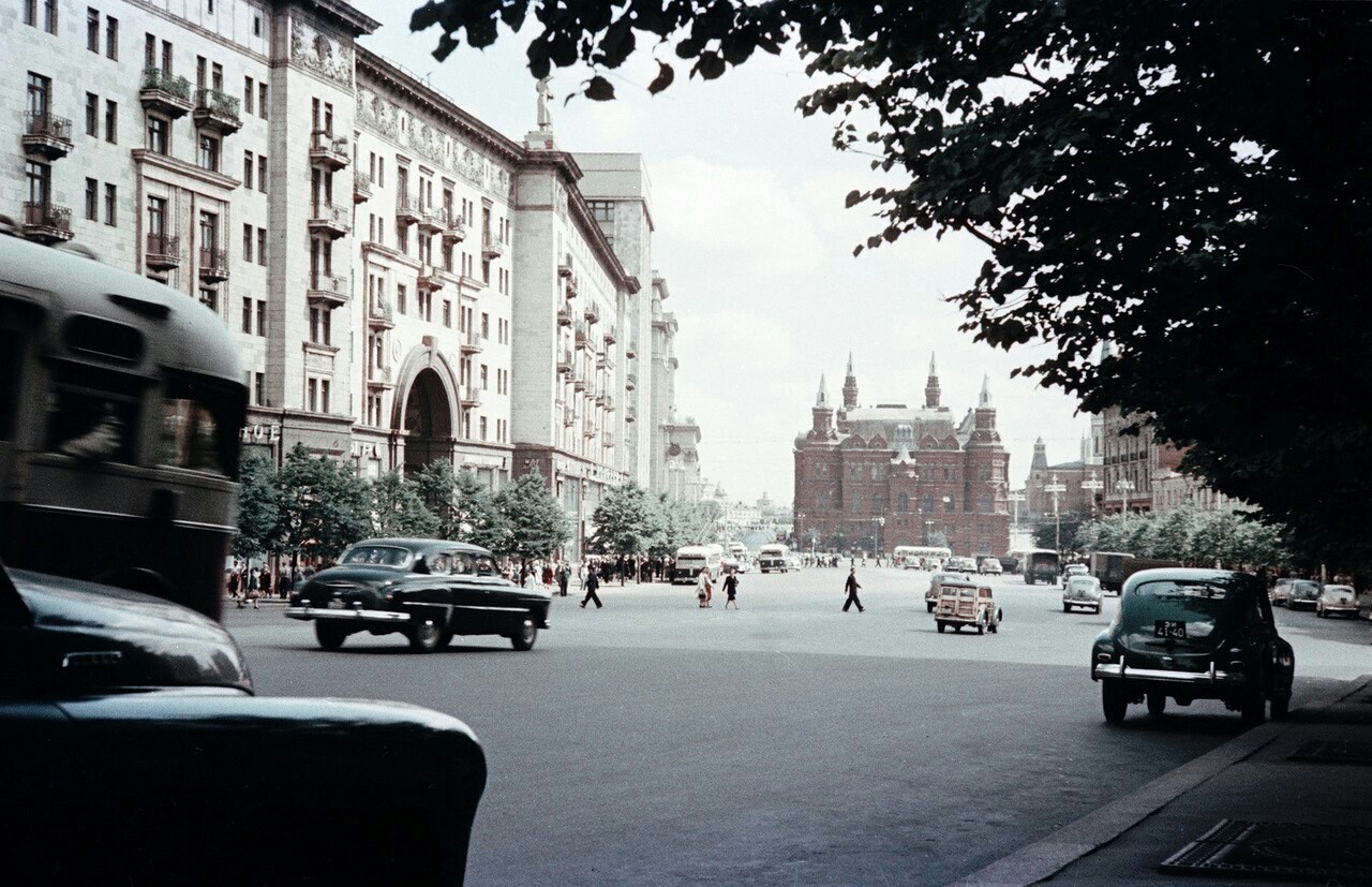 Moscow 50s - Moscow, the USSR, Historical photo, 50th, Longpost