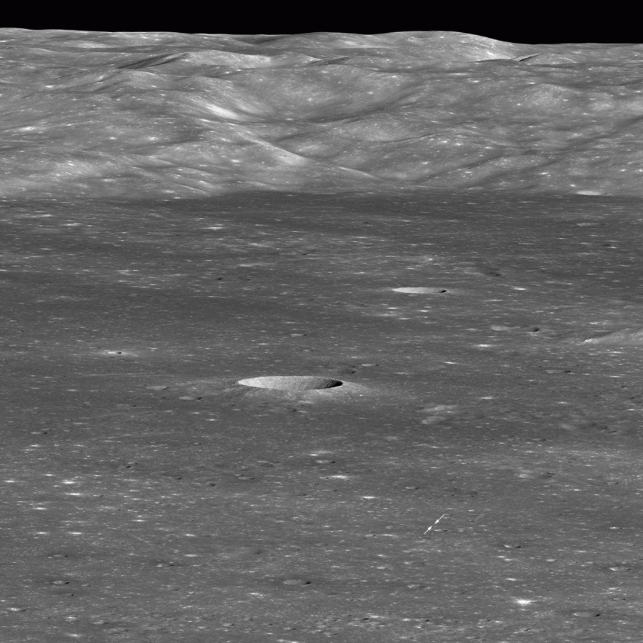 LRO сфотографировал «Чанъэ-4» на лунной поверхности - Космос, Lro, Фотография, Чанъэ-4, Луна, Поверхность, Длиннопост