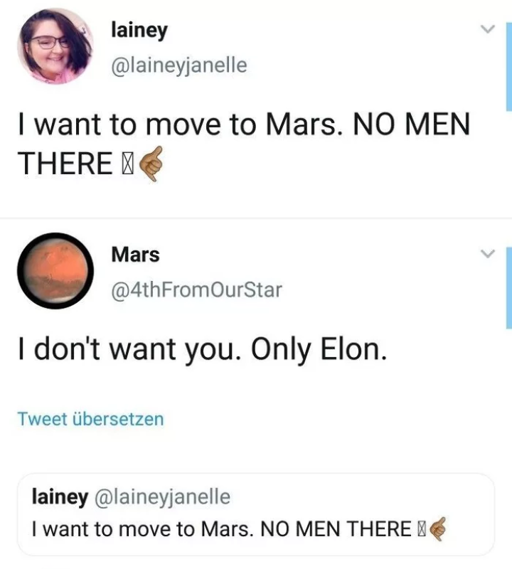 Elon Musk burns - Elon Musk, Twitter, Longpost, Correspondence, Screenshot, Mars