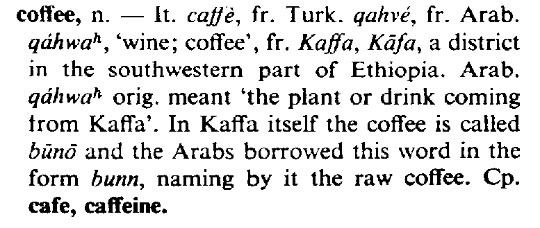 Coffee, prestige and norm - My, Boring linguistics, Russian language, Coffee, Etymology, Longpost