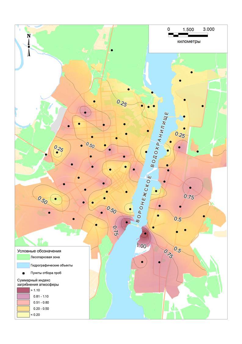 Медико-экологический атлас Воронежа: новая разработка ВГУ | Пикабу