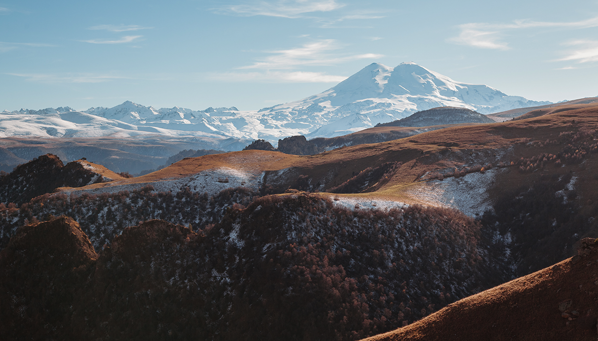 On both sides of Elbrus - My, Caucasus, Nature, Elbrus, Longpost