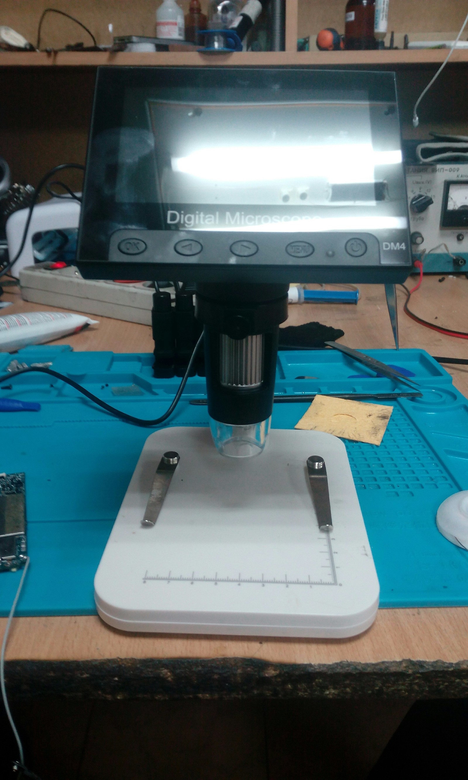 Review of the Chinese mikrik digital microscope dm4 - My, Rostov-on-Don, Repair of equipment, Longpost