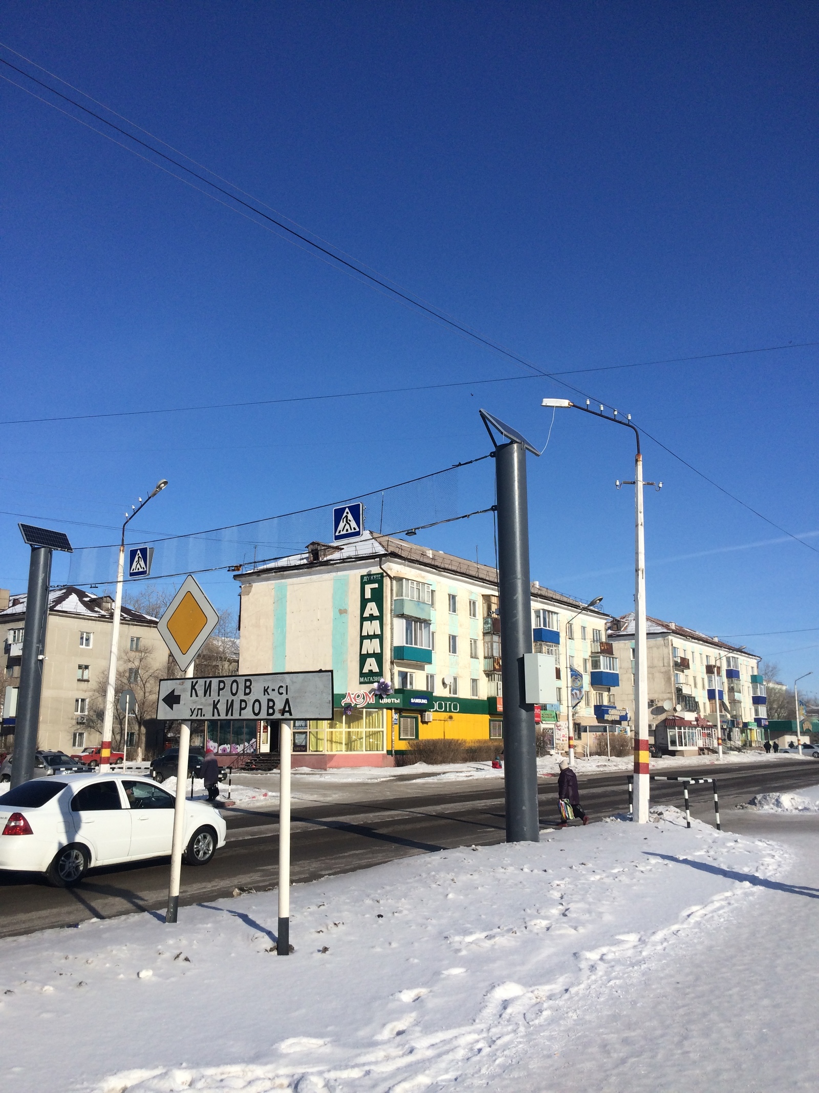 Hm...? - My, Solar panels, Electricity, Crosswalk, Longpost