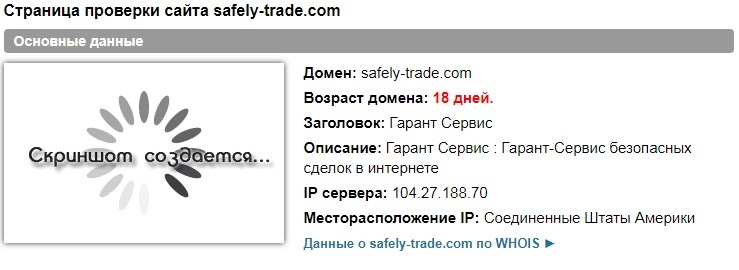 Кто знаком с гарант сервисом safely-trade - Моё, Проверка сайта, Мошенничество