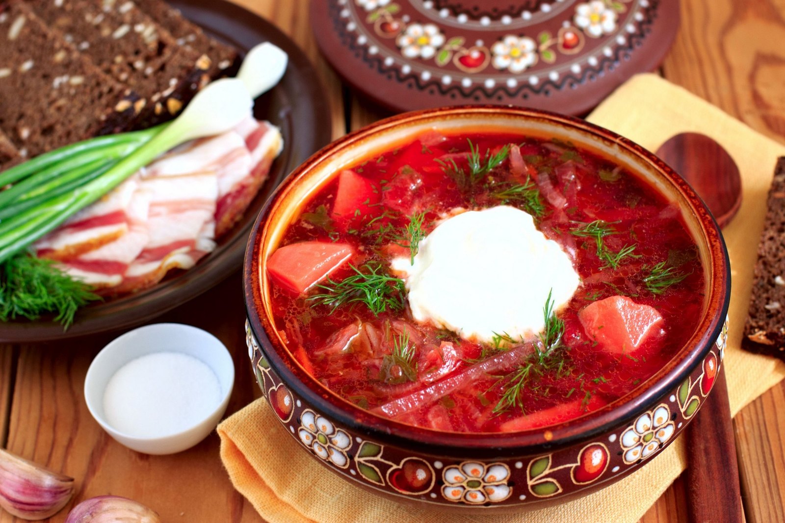 Today there will be no Western food porn, today is the Day of Ukrainian aggression against Russian salivary glands!!! - Dinner, Borsch, Ukrainian cuisine, Foodporn, A selection, Mens food, Longpost, Men's cooking