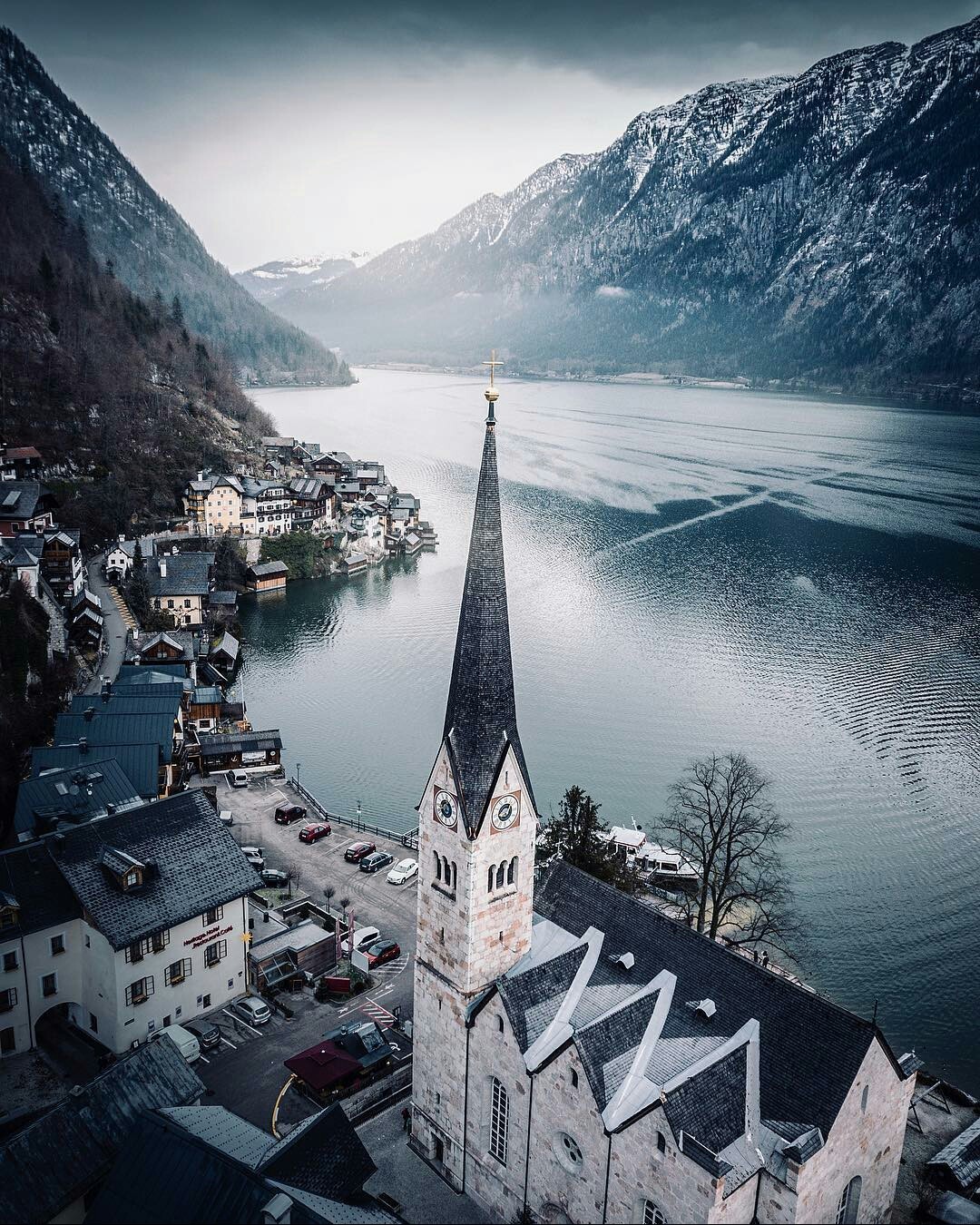 Hallstatt, Austria. - Austria, Community, Drone, The photo