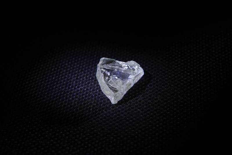 Unique heart-shaped diamond found in Yakutia - , Diamond, Alrosa, Yakutia, The photo, Video, Longpost