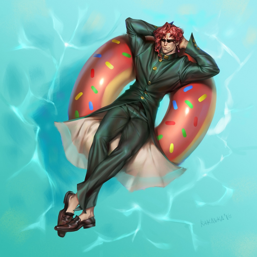 Dio will wait - Jojos bizarre adventure, Kakyouin Noriaki, Anime art, Rakavka, Anime, Art