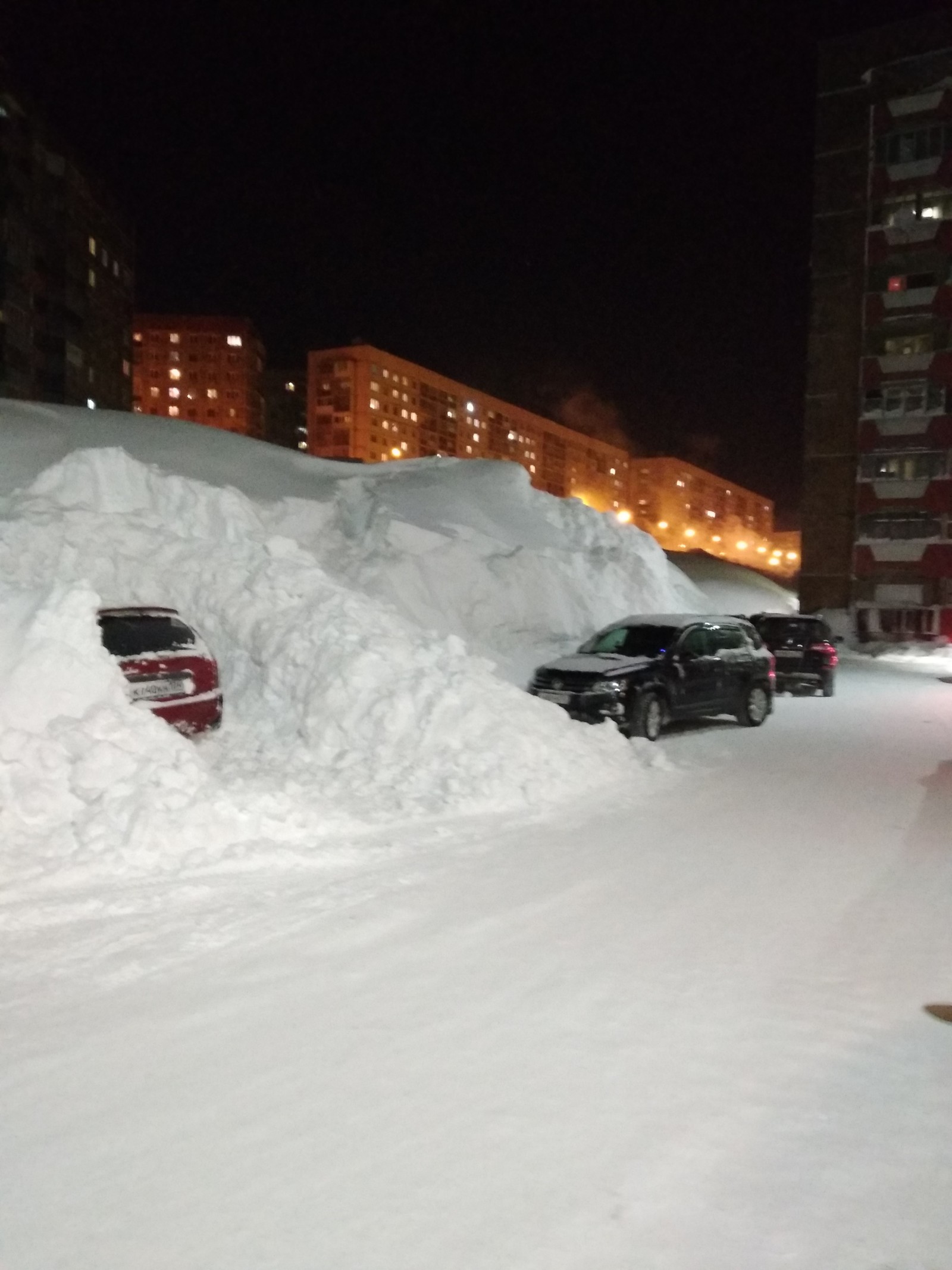 The process has begun! - My, Norilsk, Auto, Snowfall, Longpost, Snow