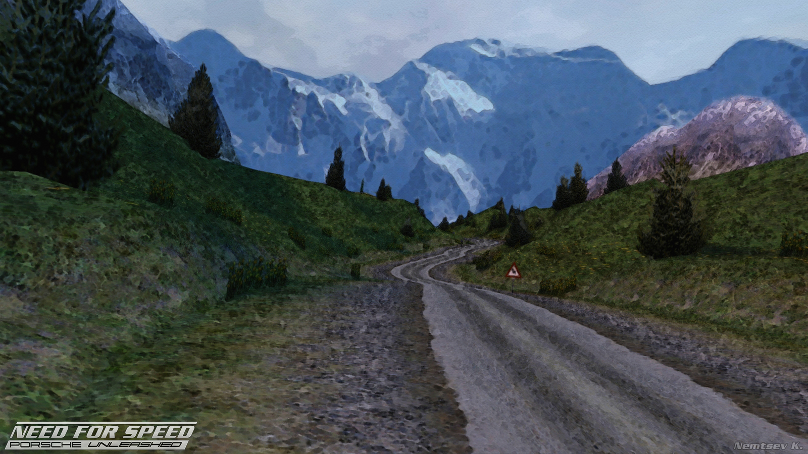 Need for Speed: Porsche Unleashed - Alps - My, Need for speed, Porsche, Nostalgia, Retro Games, Race, Screenshot, Alps, Video, Longpost