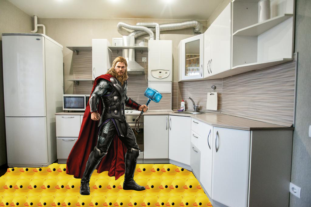 One and a half days - Pun, Thor, Marvel, Duck