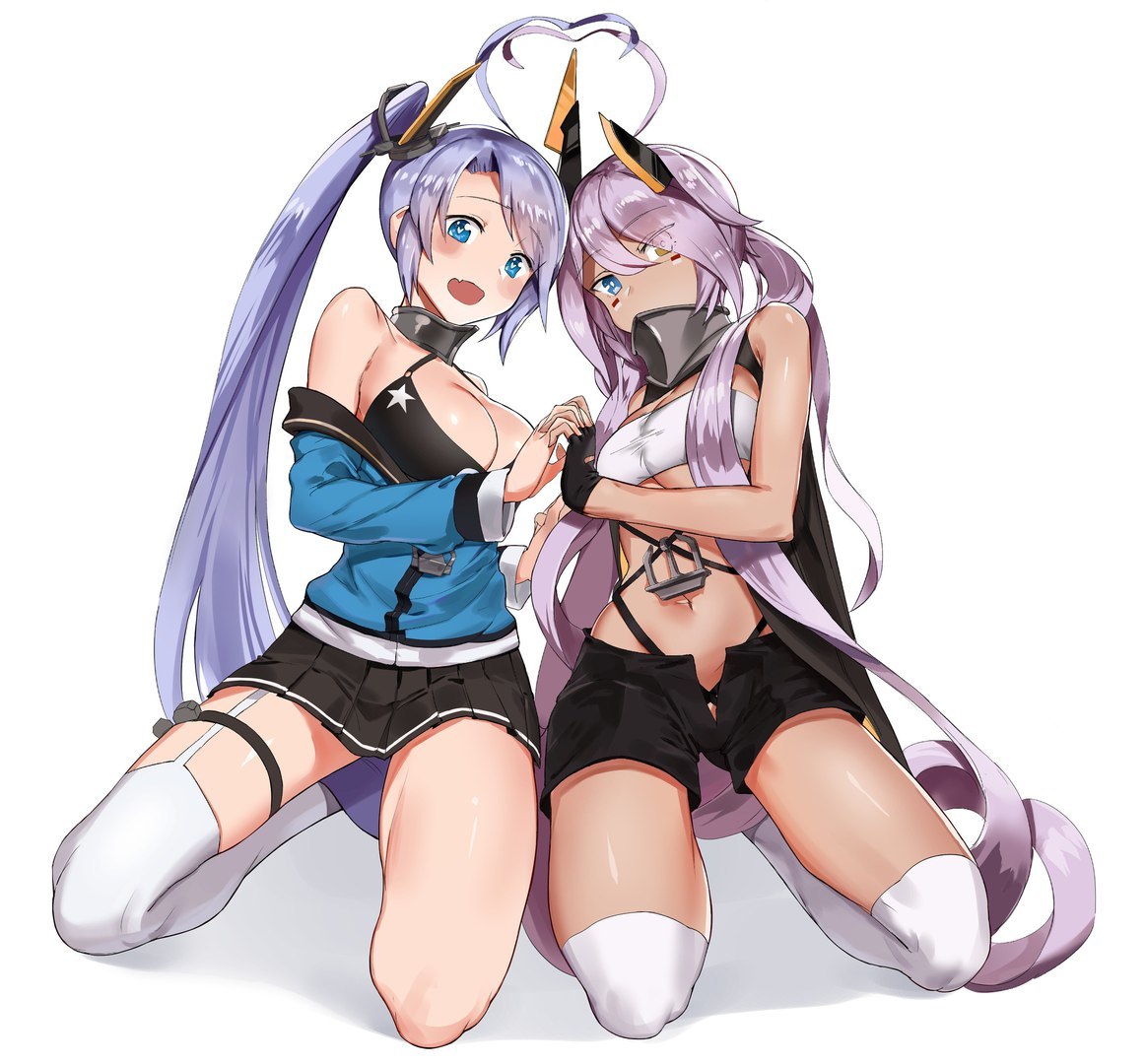 USS Portland & USS Indianapolis - Azur Lane, Portland, Indianapolis, Anime Art, Аниме, Арт