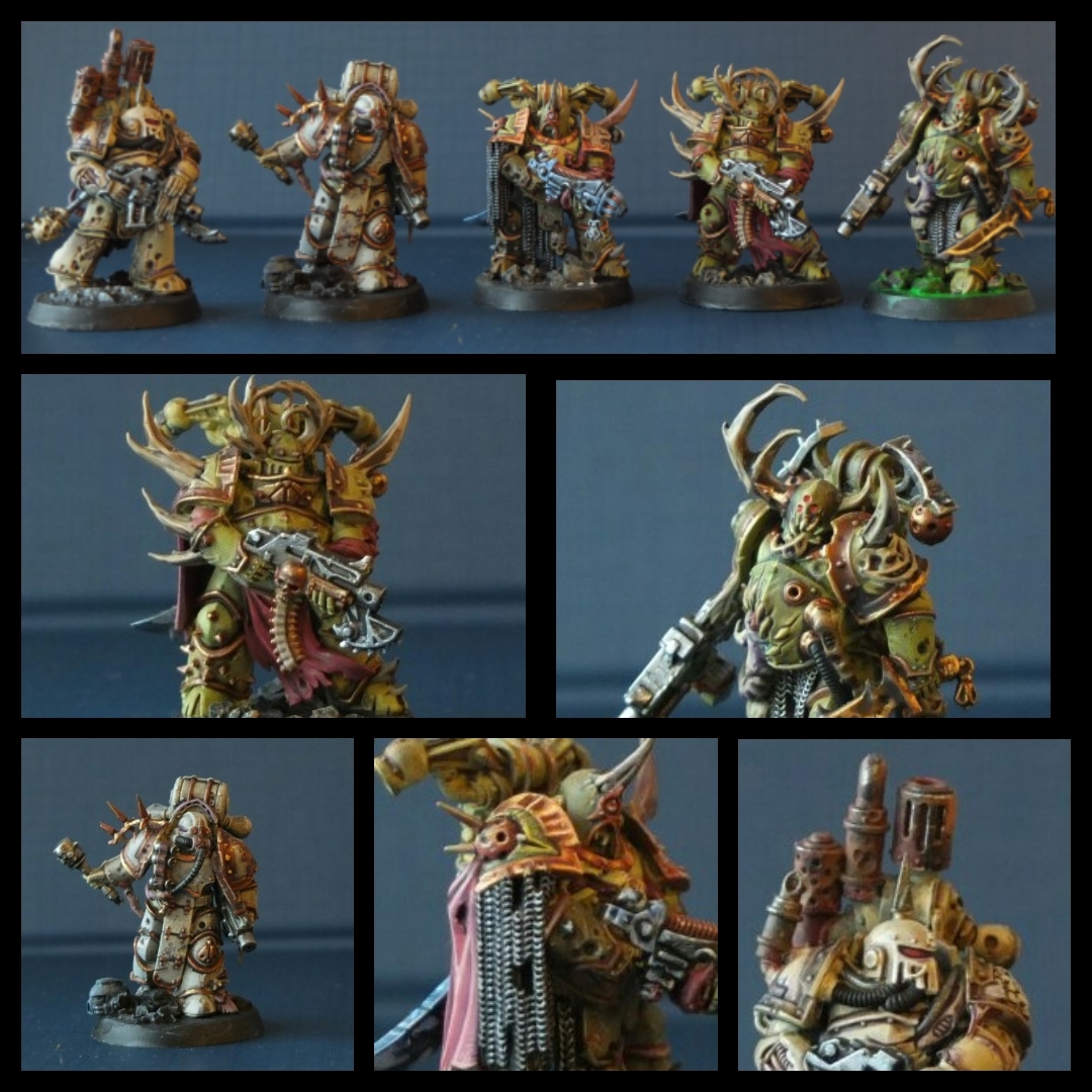 What I painted from the starter) - My, Wh miniatures, Miniature, Longpost, Warhammer 40k