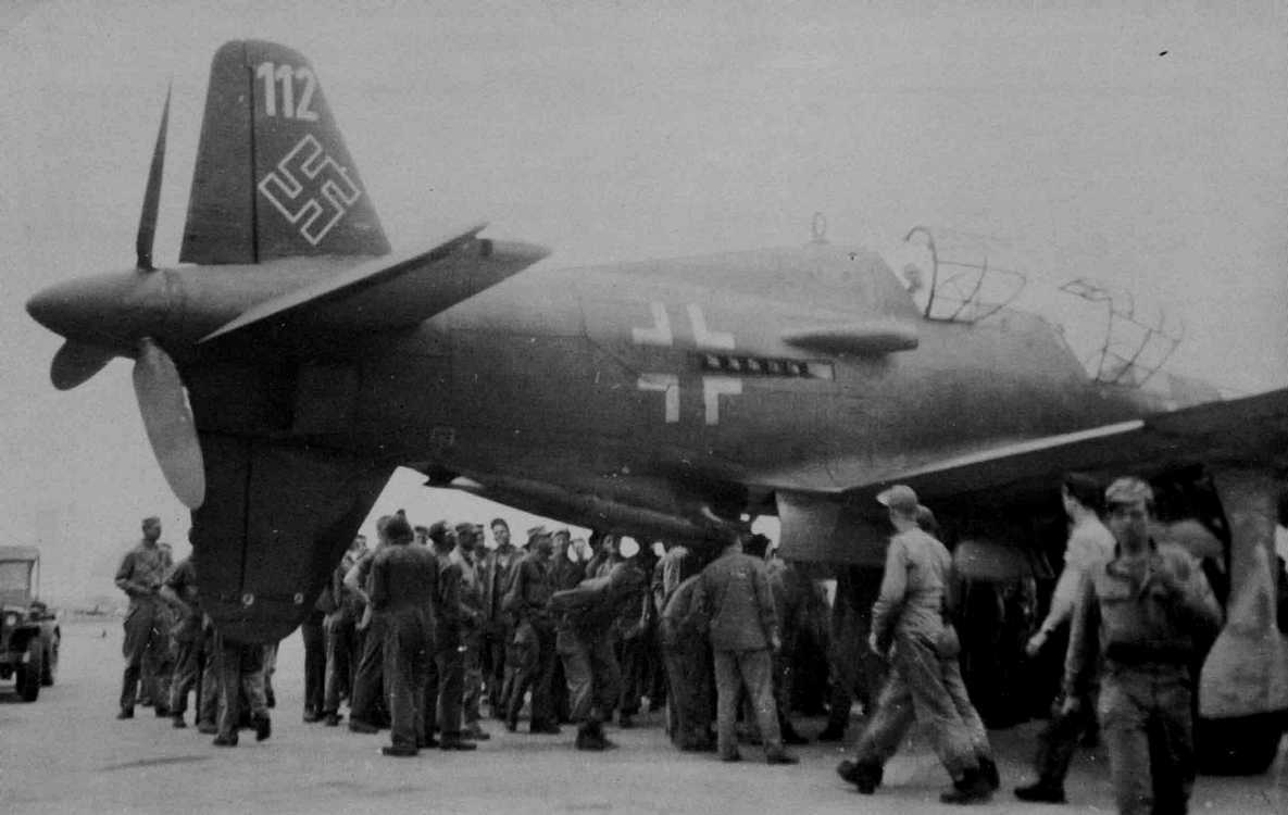 Do-335 «Pfeil» – самый быстрый поршневой самолет в истории. - Вторая мировая война, Германия, Истребитель, Do-335, Длиннопост