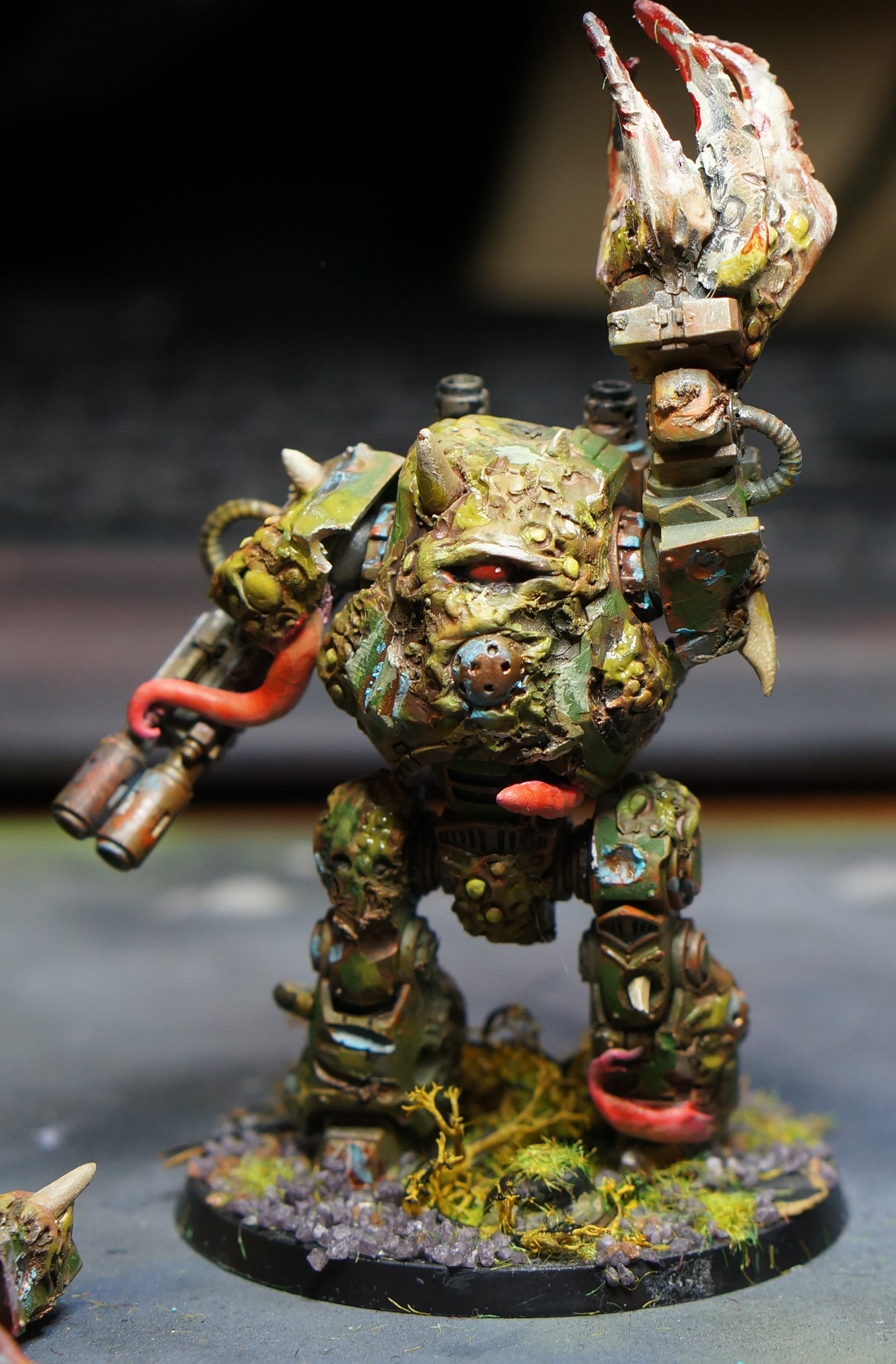 Chaos forged Contemptor - My, Wh miniatures, Warhammer 40k, Contemptor, Painting miniatures, Hobby, Longpost