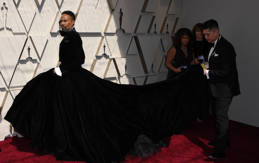 American actor Billy Porter at the 2019 Oscars - USA, Oscar, Video, Longpost, The dress, Evening Dress, Tuxedo, Billy Porter, Actors and actresses, Celebrities